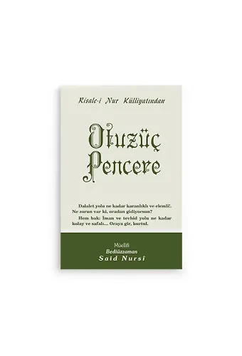 Otuzüç Pencere Cep Boy (8x12)