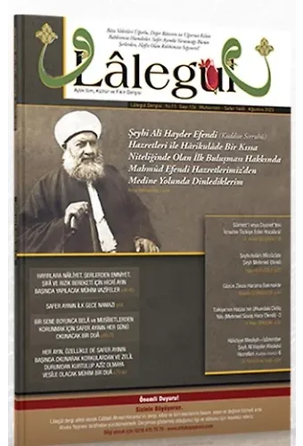 Lalegül Dergisi Ağustos 2023 - Sayı 126
