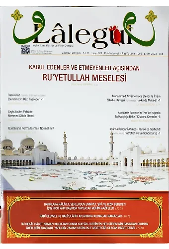 Lalegül Dergisi Ekim 2023 - Sayı 128