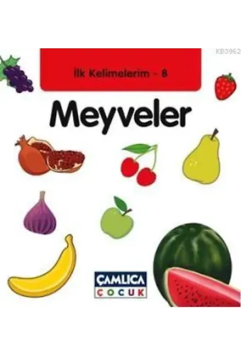 Meyveler; İlk Kelimelerim 8