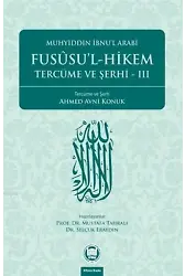 Fusûsu'l-Hikem Tercüme ve Şerhi 3