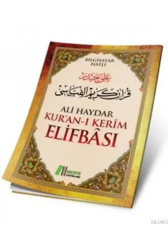 Ali Haydar Elifbası (Bilgisayar Hatlı)