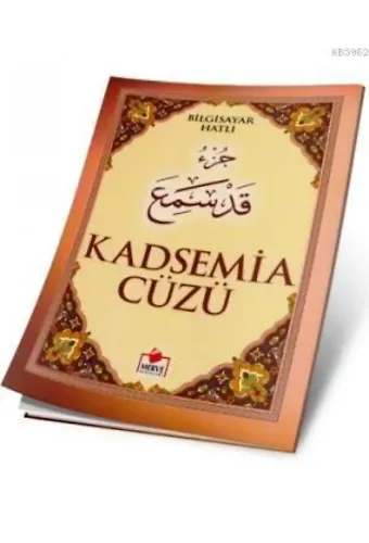 Kadsemia Cüzü (Dergi Boy-Dergi Boy)