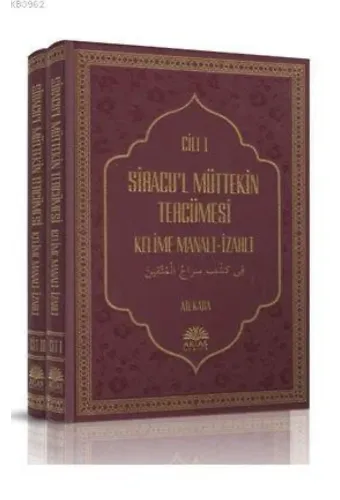 Siracu'l Müttekin Tercümesi 2 Cilt Takım