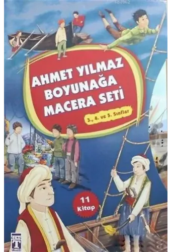 Ahmet Yılmaz Boyunağa Macera Seti (11 Kitap Takım); 3 - 4 - 5. Sınıflar