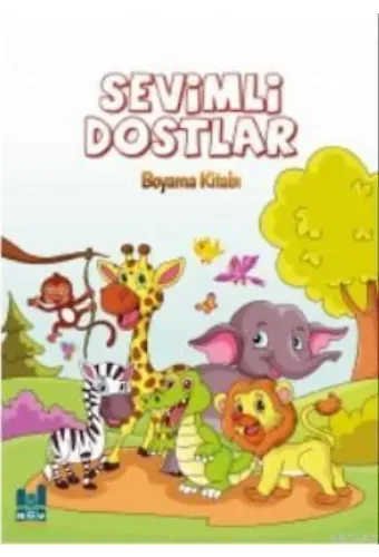 Sevimli Dostlar Boyama Kitabı