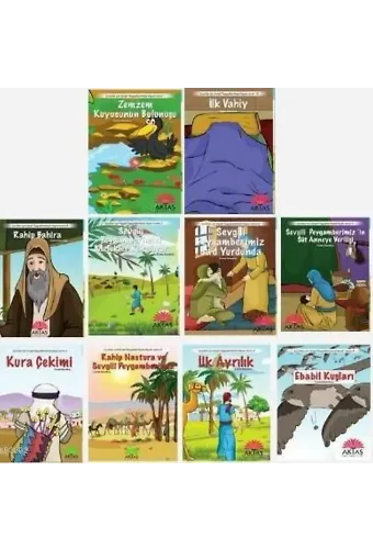 Çocuklar İçin Sevgili Peygamberimizin Hayatı Serisi (10 Kitap)
