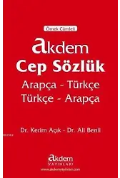 Akdem Cep Sözlük; Arapça Türkçe - Türkçe Arapça