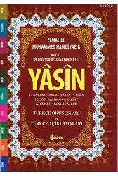 Yasin, Tebareke, Amme Türkçe Okunuş ve Mealleri (Çanta Boy, Fihristli, Renkli )