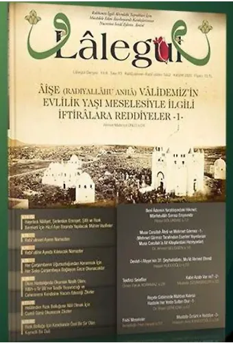 Lalegül Dergisi Kasım 2020 Sayısı