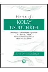 Herkes İçin Kolay Usulü Fıkıh