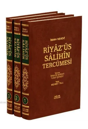 Riyaz'üs Salihin Tercümesi ( 3 Cilt, İthal Kağıt, B. Boy ); Riyâzü's-sâlihîn min hadîsi seyyidi'l-mürselîn