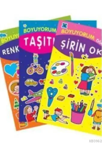 Boyuyorum Öğreniyorum Set (10 Kitap); +3 Yaş