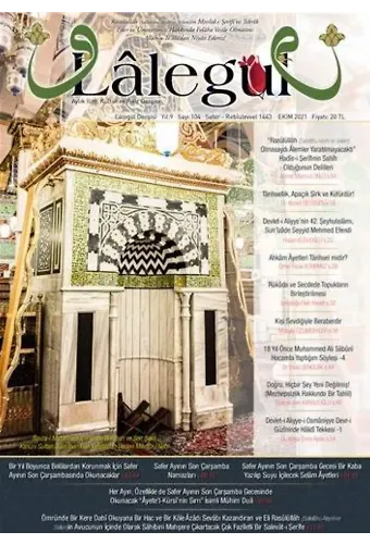 Lalegül Dergisi Ekim 2021 Sayısı