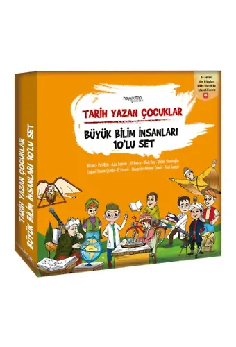 Tarih Yazan Çocuklar -Büyük Bilim İnsanları 10'lu Set