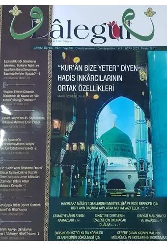 Lalegül Dergisi Ocak 2022 Sayısı