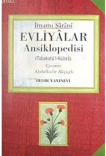 Evliyalar Ansiklopedisi - Tabakat'ül- Kübra (2 Kitap 4 Cilt)