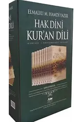 Hak Dini Kuran Dili (10 Cilt, Büyük Boy, Şamua)
