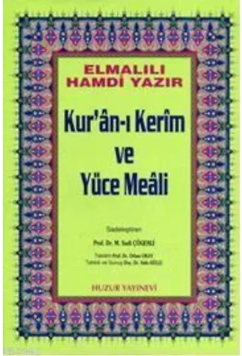 Kuran-ı Kerim ve Yüce Meali - Rahle Boy; Hafız Osman Hatlı