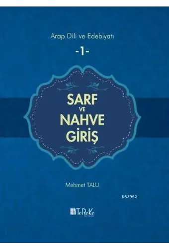 Sarf Ve Nahve Giriş