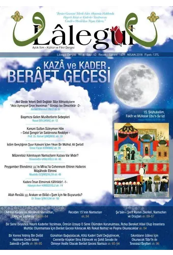 Lalegül Dergisi Nisan 2018 Sayısı