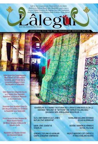 Lalegül Dergisi Kasım 2018 Sayısı