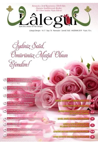 Lalegül Dergisi Haziran 2019 Sayısı