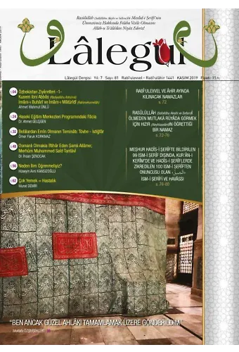 Lalegül Dergisi Kasım 2019 Sayısı