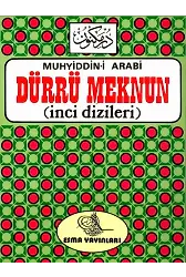 Dürrü Meknun İnci Dizileri Muhyiddin İbn Arabi