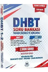 2018 DHBT Tamamı Çözümlü ve Açıklamalı Soru Bankası 1 - 2