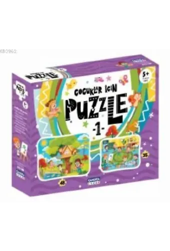Çocuklar İçin Puzzle - 1 (Kutulu)