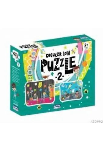 Çocuklar İçin Puzzle - 2 (Kutulu)