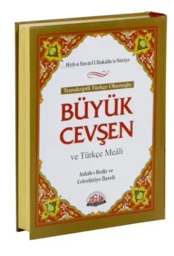 Transkriptli Türkçe Okunuşlu Büyük Cevşen ve Türkçe Meali (Çanta Boy);Ashab-ı Bedir ve Celcelütiye İlaveli
