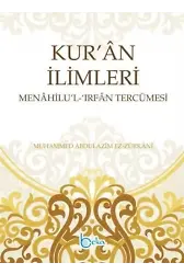 Kuran İlimleri Menahilül İrfan Tercümesi (2 Cilt)