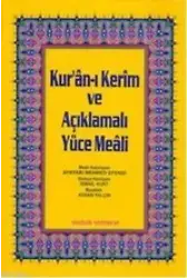 Kuranı Kerim ve Açıklmalı Yüce Meali - Orta Boy; 3lü Meal 2 Renk