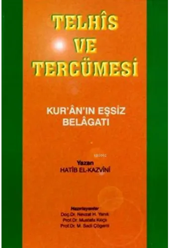 Telhîs Ve Tercümesi