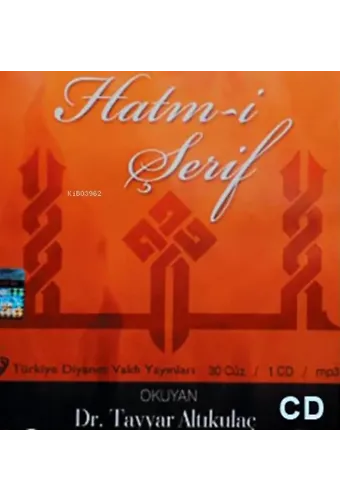 Hatmi Şerif Mp3 Cd