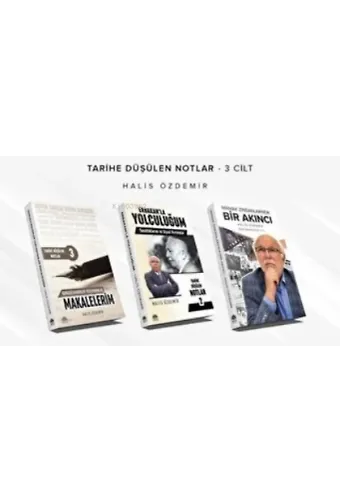 Tarihe Düşen Notlar Seti - 3 Kitap Takım