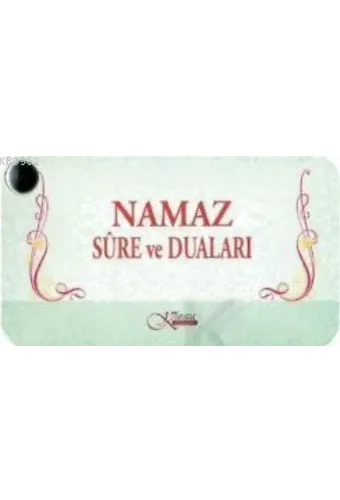 Namaz Sûre ve Duaları; ( Kartela )