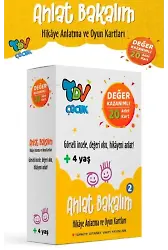 Anlat Bakalım 2 ;Hikaye Anlatma ve Oyun Kartları Değer Kazanımlı 20 Kart