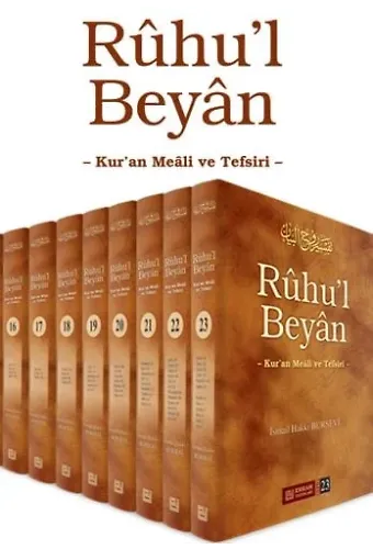 Ruhul Beyan Tefsiri (23 Cilt Takım) - İsmail Hakkı Bursevi