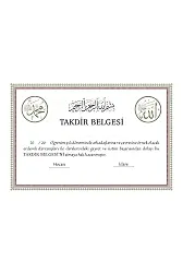 Takdir Belgesi