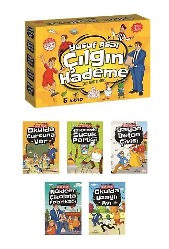 ÇILGIN HADEME SETİ (5 KİTAP+SK)