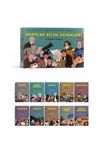 POPÜLER BİLİM İNSANLARI (10 KİTAP+SK)