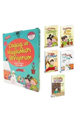 DOĞAYI VE HAYVANLARI SEVİYORUM (5 Kitap+SK) /BICIRIK