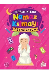NAMAZ KILMAYI ÖĞRENİYORUM (KIZ) - BOYAMA KİTABI