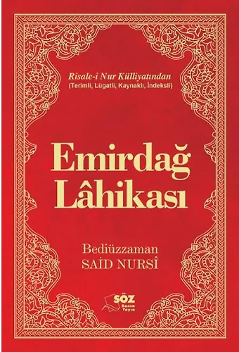 EMİRDAĞ LAHİKASI_Büyük Boy /SÖZ BASIM