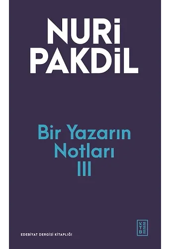 Bir Yazarın Notları 3