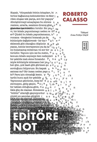 Editöre Not