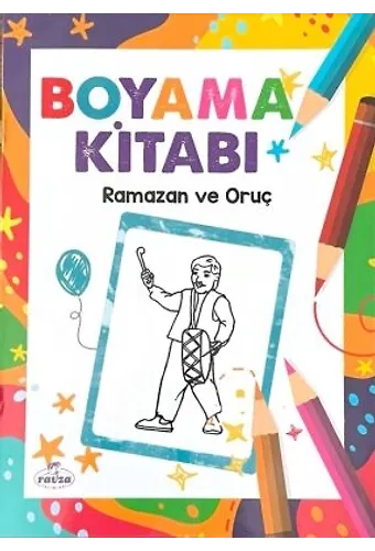 Çocuklar İçin Boyama Kitabi Ramazan Geceleri